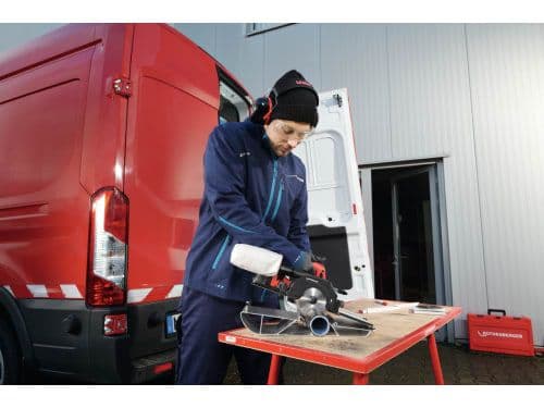 PIPECUT MINI inkl. Lader EU,  4Ah Akku 6