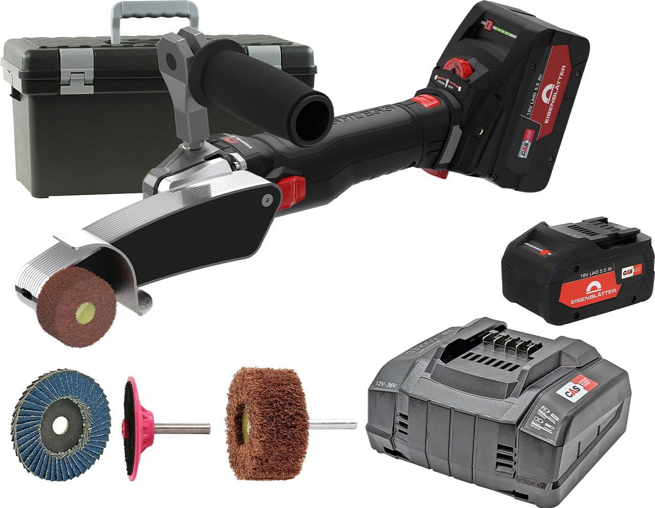MINI MAX AKKU BRUSHLESS basic set in case incl. charging station and 2 batteries 1