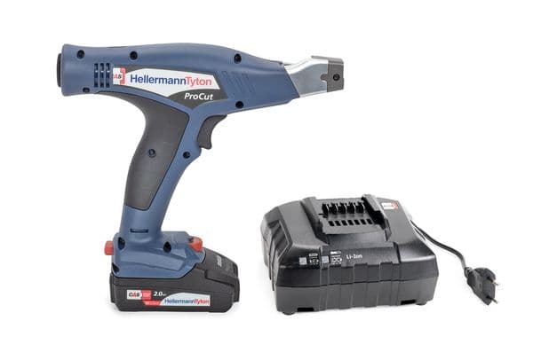 Cable tie tool for 4.6-13.5mm, electrical, 1.149kg, blue, without battery pack 1