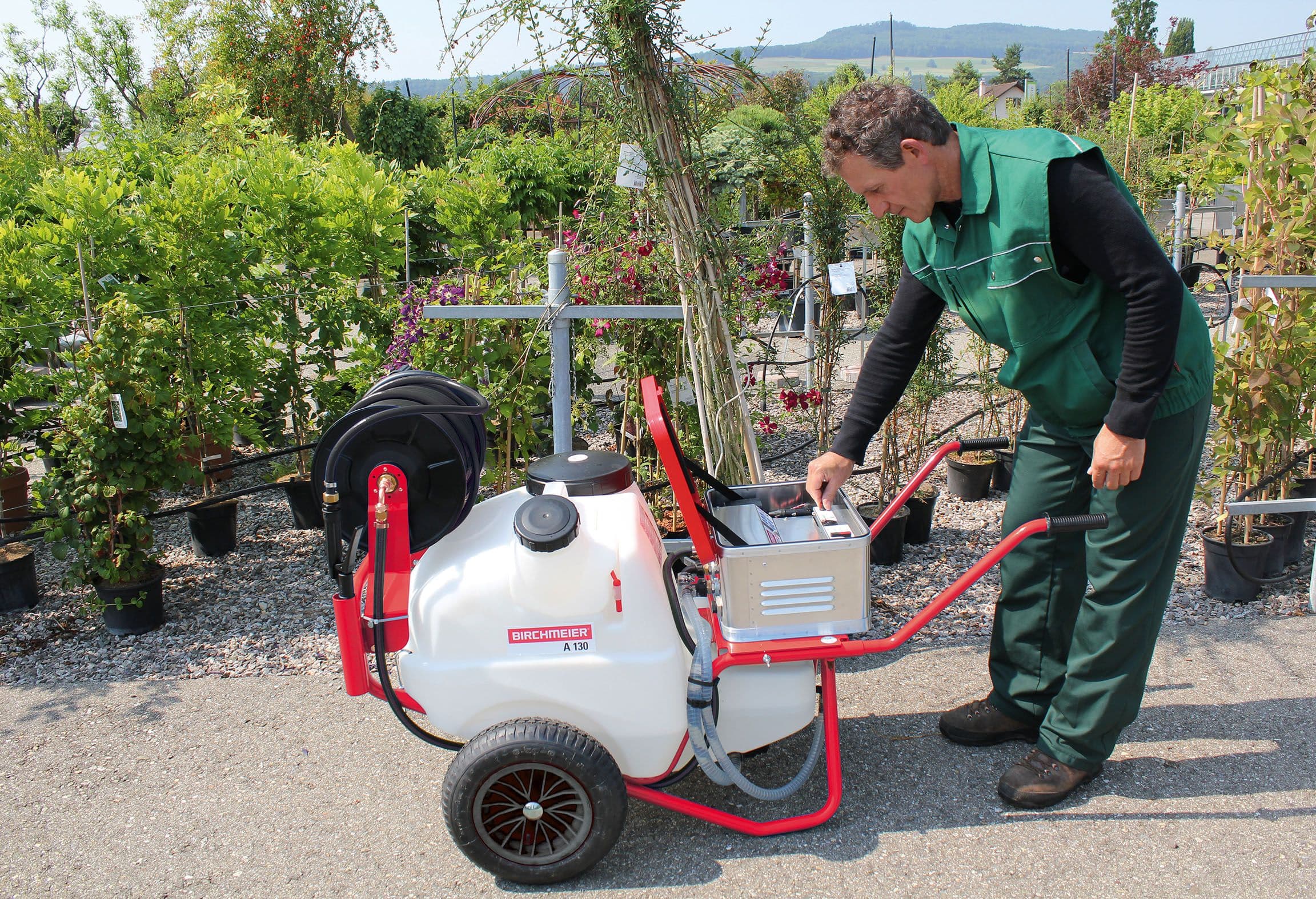 A 130 AC2, Battery wheelbarrow sprayer (CAS without battery pack, without charger) 2