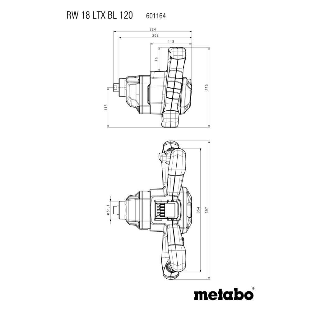 RW 18 LTX BL 120 (601164850) Miscelatore a batteria 7