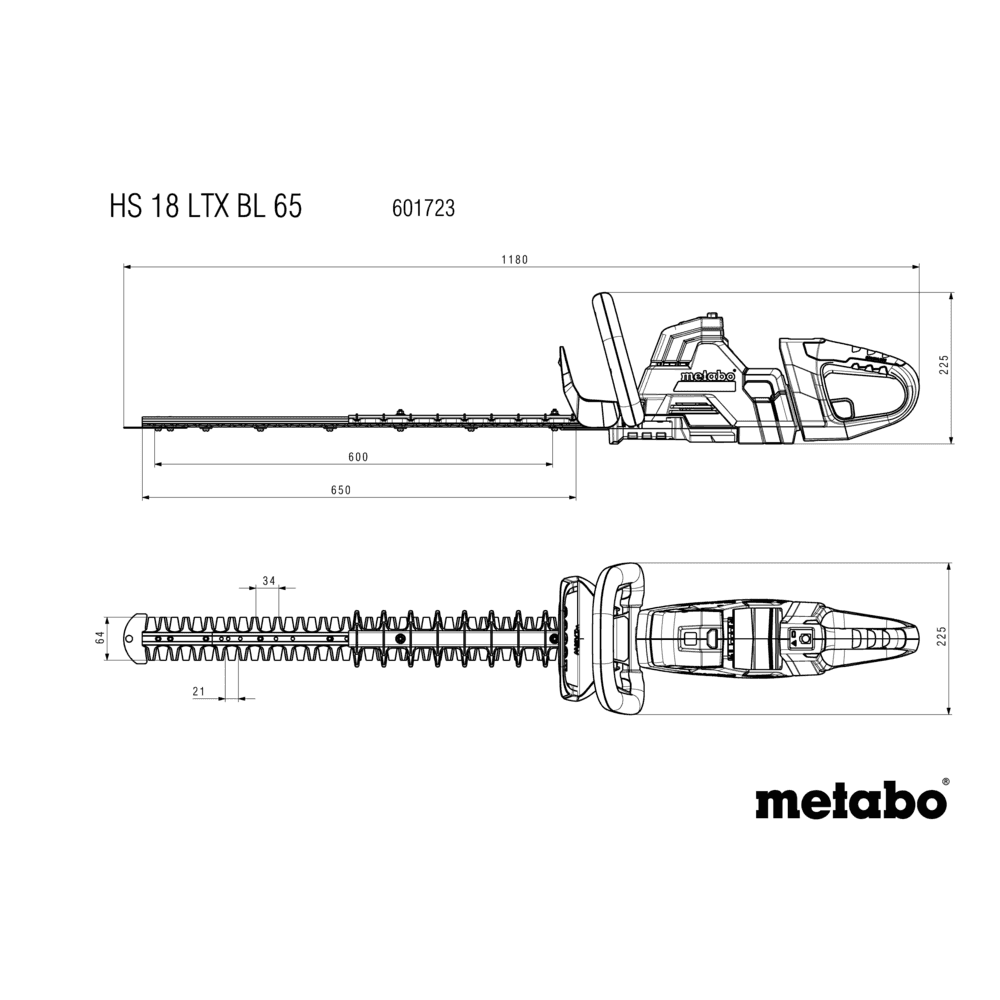 HS 18 LTX BL 65 (601723850) Akku-Heckenschere 17