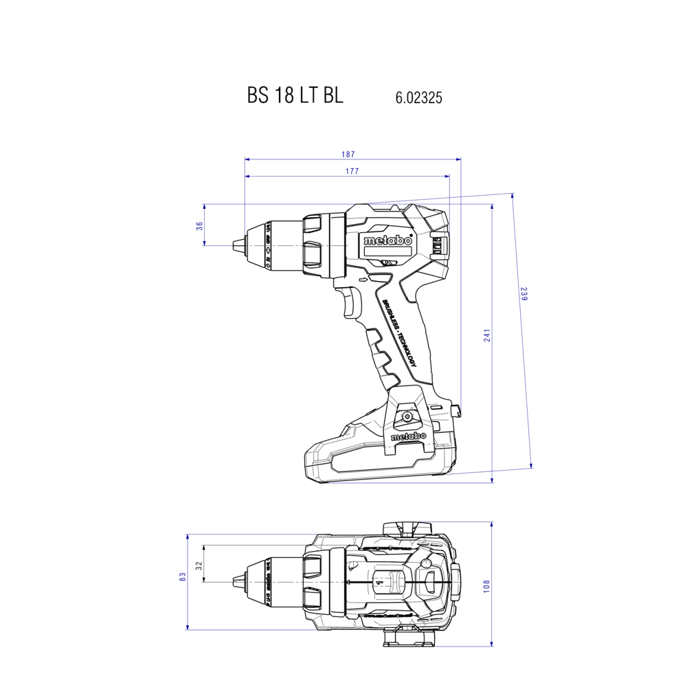 BS 18 LT BL (602325840) Perceuse-visseuse sans fil 2