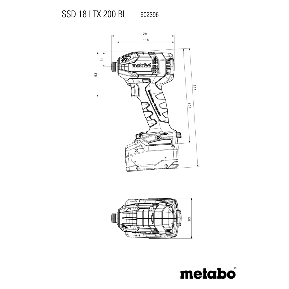 SSD 18 LTX 200 BL (602396840) Cordless impact driver 3